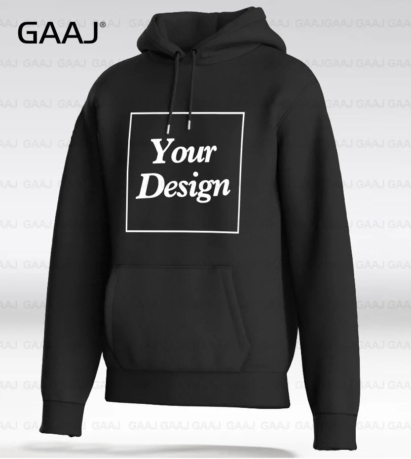 Premium Custom Cotton Hoodie Men Women,Customize Print Hoody Sweatshirt,Diy Your Own Design Photo Logo Pullover,Famliy Team Gift