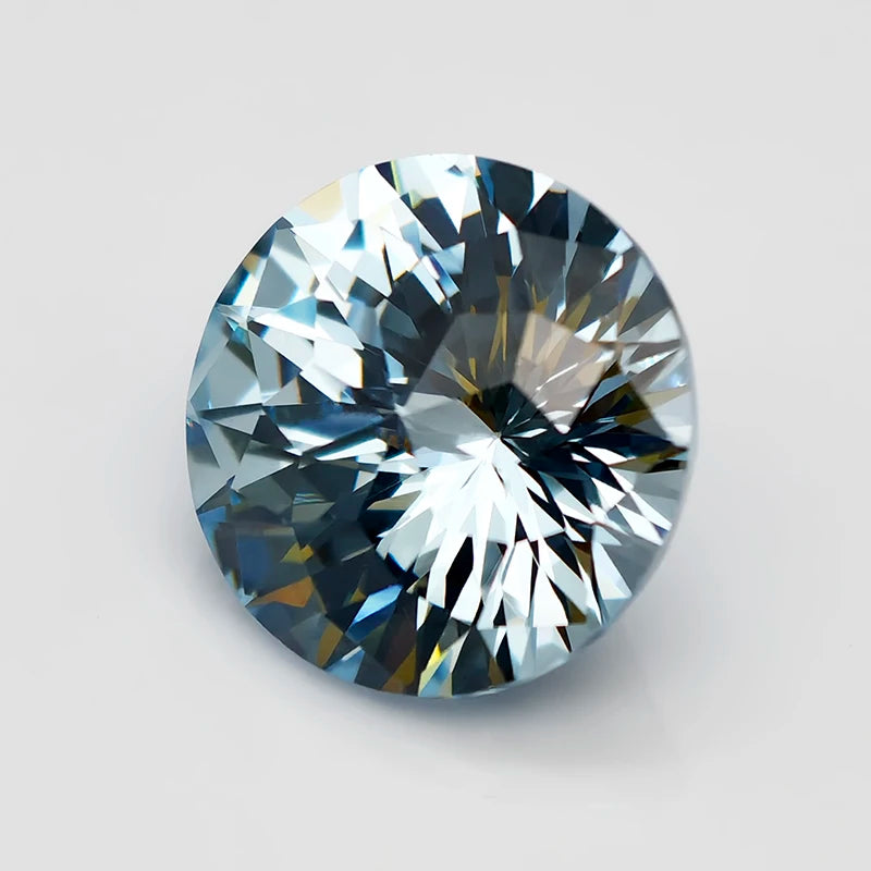 New 5A Quality Round Colored Empire Cut Cubic Zirconia Stones Loose Gemstone for Jewelry Making