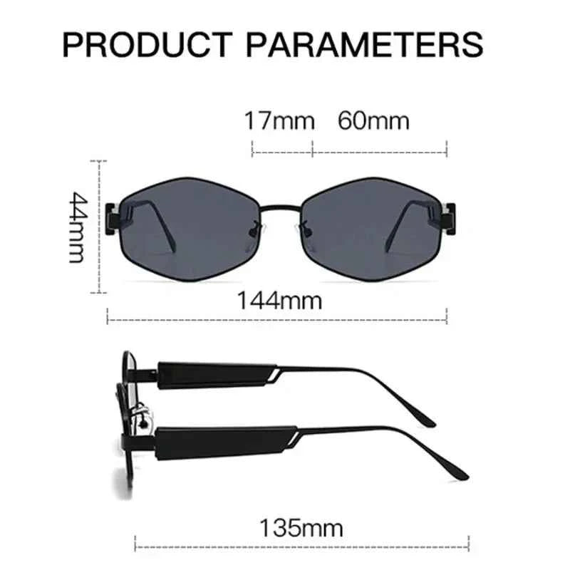 Luxury Brand Sunglasses for Women Men Metal Sun Glasses Outdoor UV400 Driving Google Shades Street Photography Travel Eyewear
