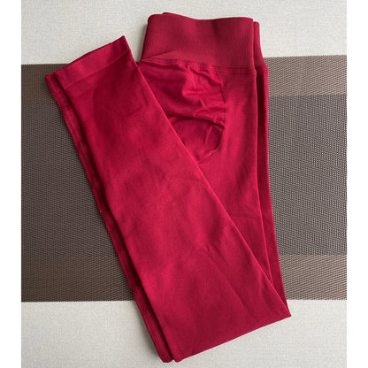 TKITK Leggings Women Seamless Sports Yoga Pants Low Ribbed Band Gym clothes Fitness Workout wear Scrunch Bum Tights - AMULET RING STORE