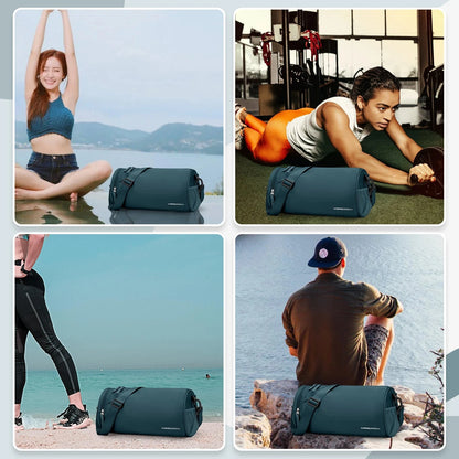 Sports Fitness Bag Women Travel Bag Multi-functional Handbag Yoga Bag Short-Distance Weekender Travel Package Swimming Gym Bags