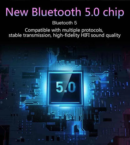 Headphones Bluetooth Wireless Headsets With Mic Music Gaming Sports Earpieces Great Bass Earphones Foldable Support TF SD-Card