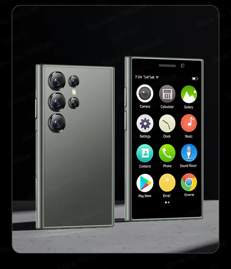 2024 New SERVO S24 Mini 4G Global Smartphone Android System Google Store 2000mAh Facial Unlock Small Smartphones Latest Upgrade - AMULET RING STORE