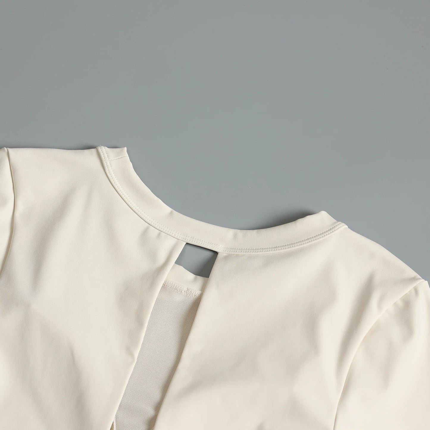 Yoga suit with chest pad sports beauty back fashionable quick-drying short-sleeved T-shirt running Pilates training fitness - AMULET RING STORE