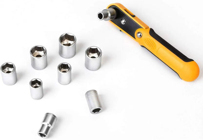 DEKO 100 Piece Home Repair Tool Set,General Household Hand Tool Kit with Plastic Tool Box Storage