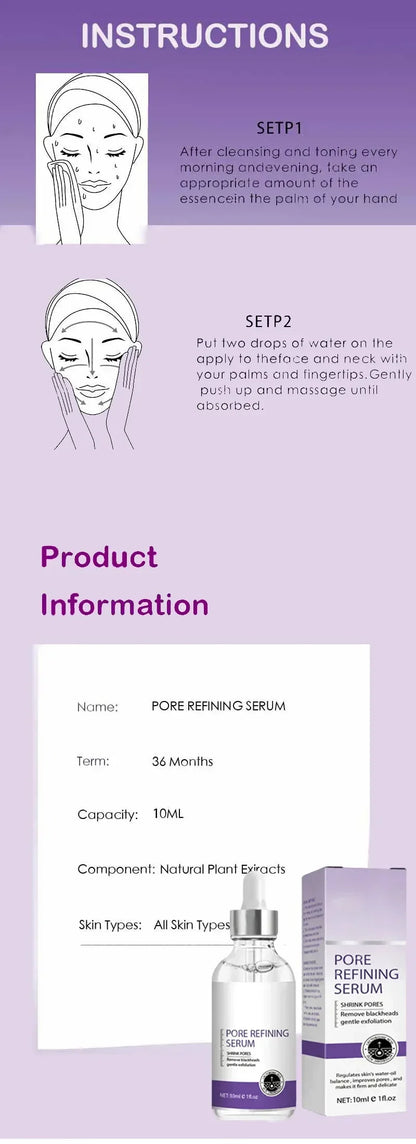 Skin Texture | Pore Refining Resurfacing, Brightening Facial Serum with Retinol and Niacinamide Non-Comedogenic - AMULET RING STORE