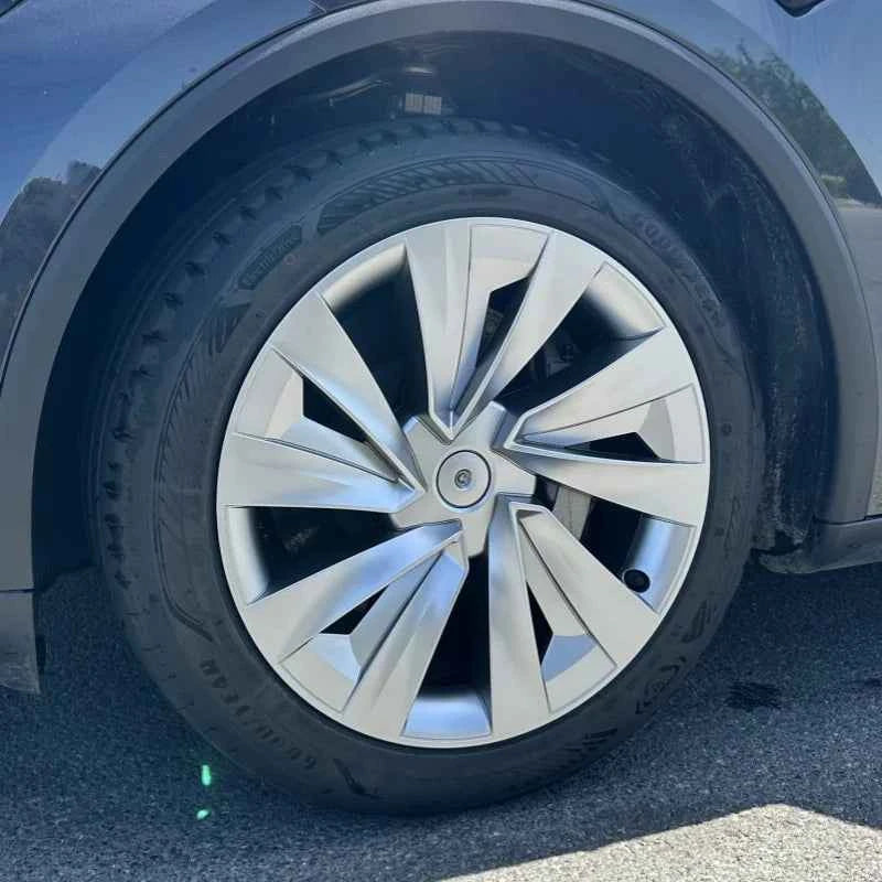 4PCS Wheel Cover for Tesla Model Y Juniper 19 Inch 2025 Car Replacement Wheel Cover Automobile Hub Cap Full Rim Car Accessories