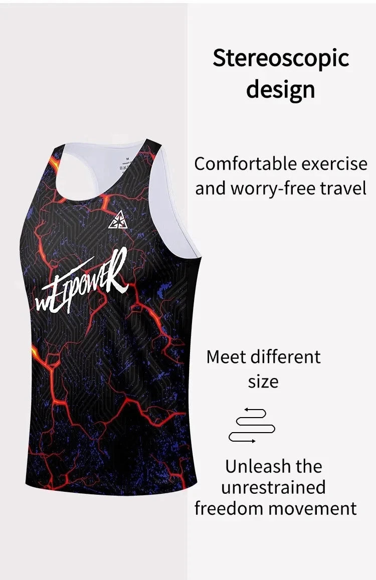 New running vests for men and women, ultra-light and breathable summer T-shirts, professional marathon racing tops