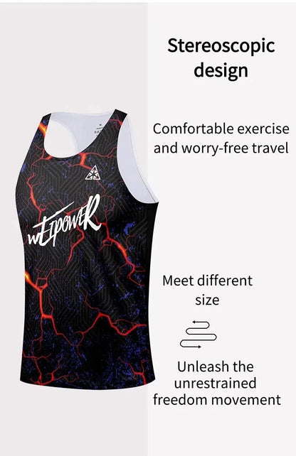 New running vests for men and women, ultra-light and breathable summer T-shirts, professional marathon racing tops