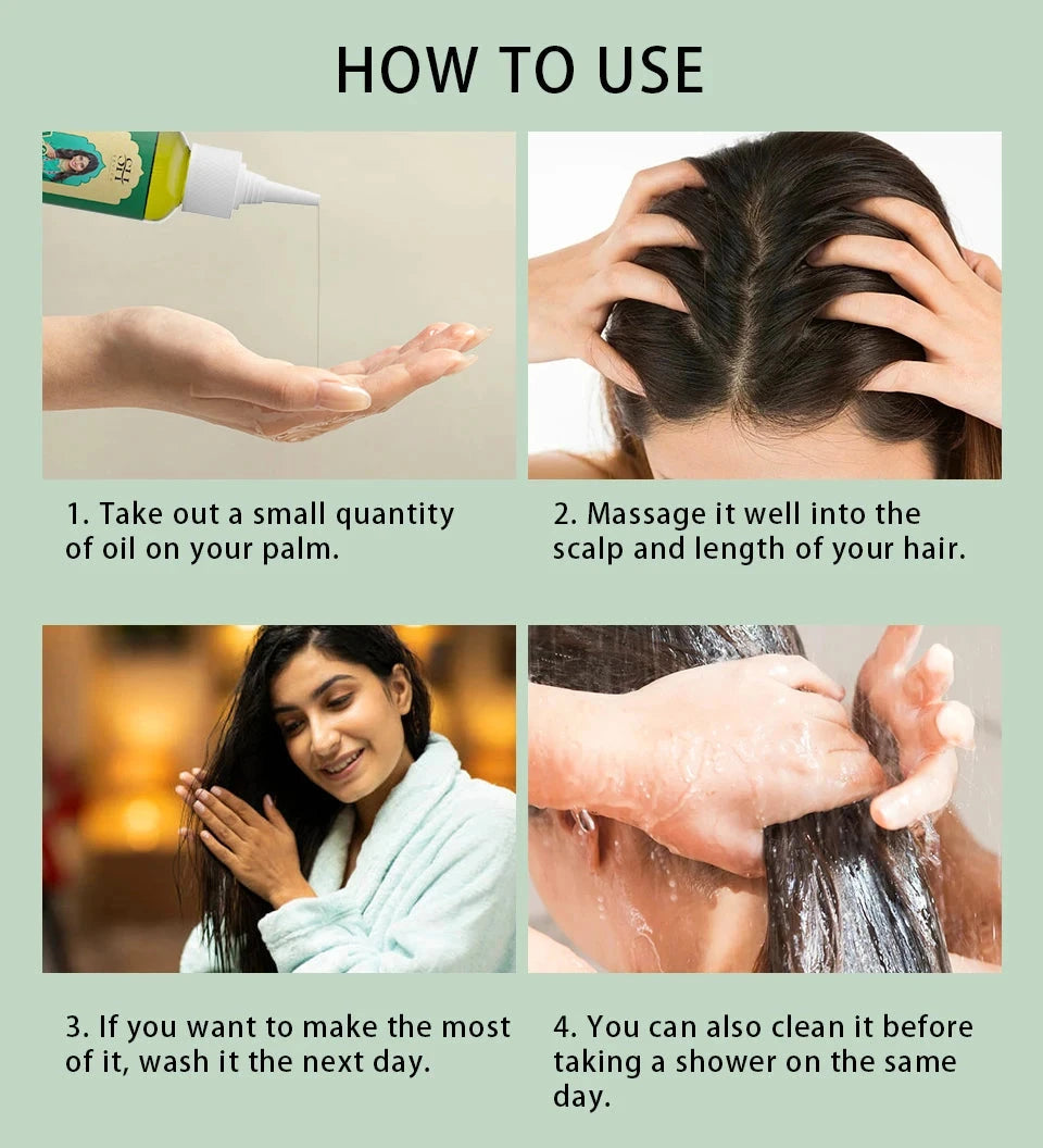 Sevich India Herbal Hair Growth Oil And Scalp Massager Comb Tool Set Ayurvedic Adivasi Fast Regrowth Thicken Serum Hair Growing - AMULET RING STORE