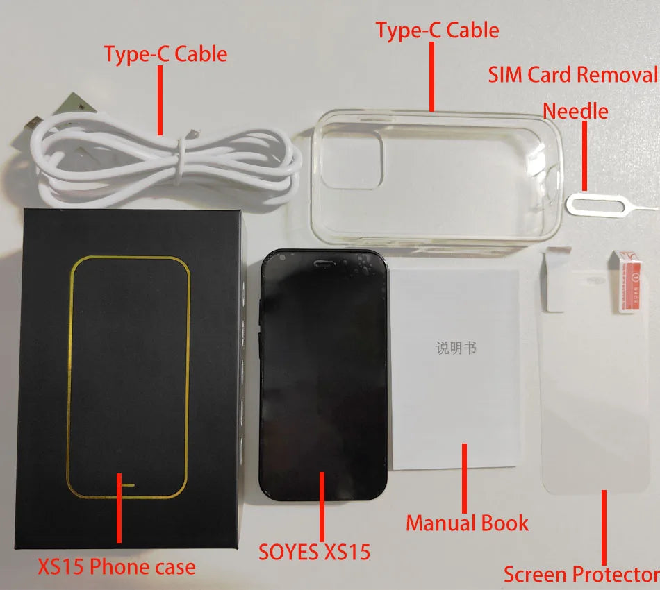 SOYES XS16/XS15 Mini Android Smartphone 3G/4G Network 2GB RAM 16GB ROM 3" Display 5MP Camera Dual SIM With Play Store WhatsAPP - AMULET RING STORE