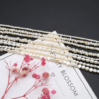 Natural Freshwater Pearls Beaded Irregular Shape Loose Spacer Beads for Jewelry Making Diy Bracelets Necklaces Accessories Gifts