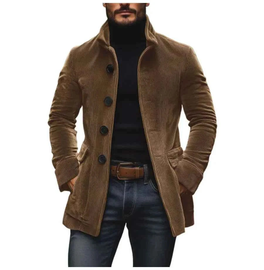 Winter Jackets For Man 2025 Autumn Fashion Long Sleeve Pockets Coats Outwears