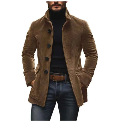 Winter Jackets For Man 2025 Autumn Fashion Long Sleeve Pockets Coats Outwears