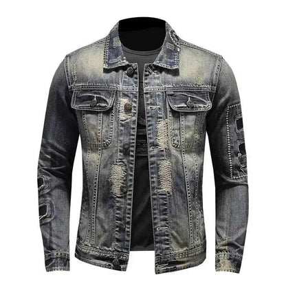 Autumn and Winter Coats for Men Spring and Fall Trends Plankton Denim Cargo Jacket Loose Casual Men's Coat Winter