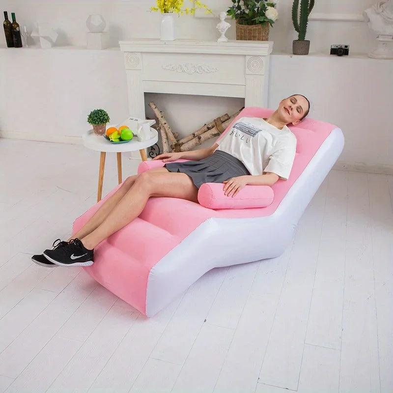 Outdoor Foldable Inflatable Sofa Lounge Couch Sleeping Bed Outdoor Chairs