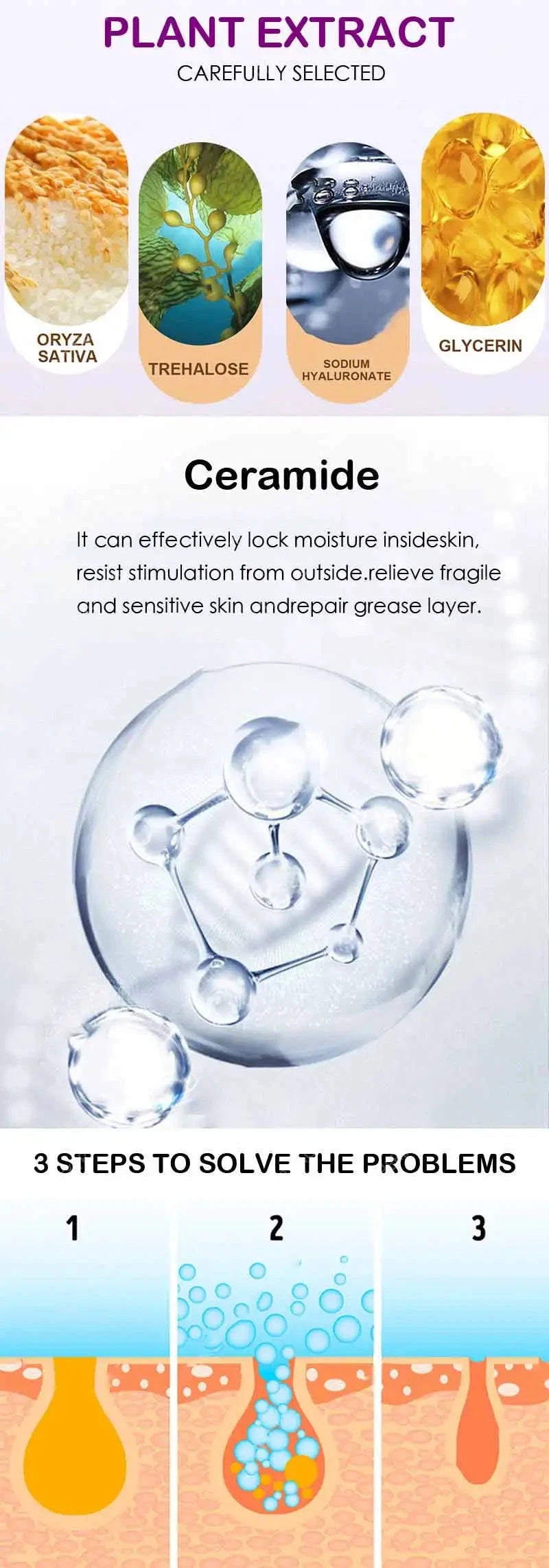 Pore Shrinking Serum Face Removing Large Pores Tightening Facial Pore Minimizing Essence Skin Care Beauty Firm skin - AMULET RING STORE