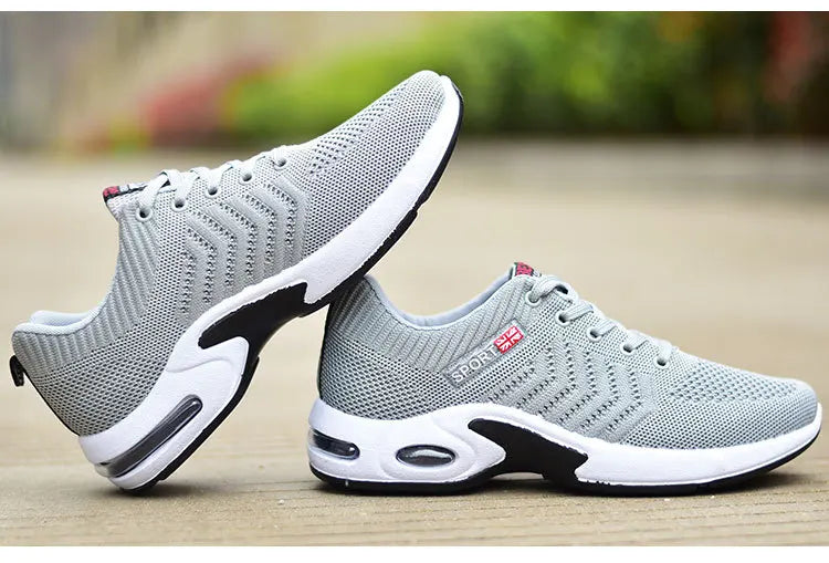 2025 new spring trend sports men's shoes Lace-up thick sole casual breathable fashion shoes Large size Wear skid resistance - AMULET RING STORE