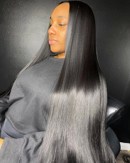 High Density 300% 40 46 Inch Deep Wave 13x6 HD Lace Front Human Hair Wig