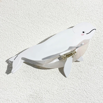 Creative Funny Acetate Tortoise Sturgeon Fish Shark Hairpin Oversize Marine Animal Barrettes Thick Hair Clip Claw Accessories - AMULET RING STORE