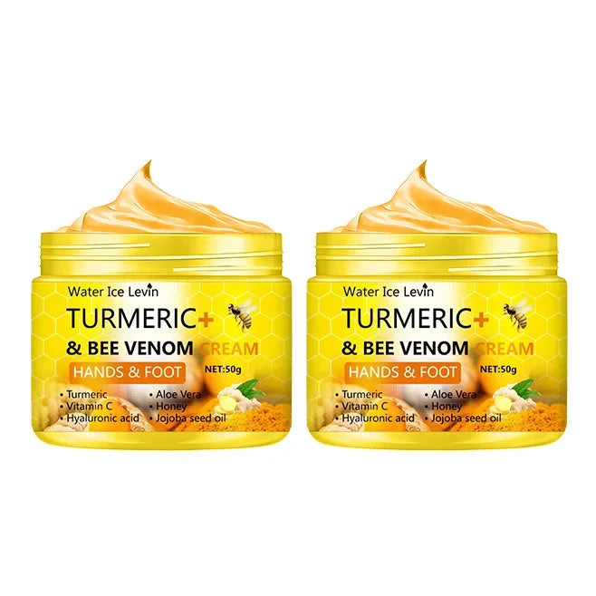 Turmeric Bee Venom Anti-Drying Crack Foot Cream Hand Cracked Repair Skin Removal Care Cream Dead Feet Hand Skin - AMULET RING STORE