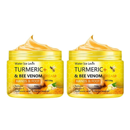 Turmeric Bee Venom Anti-Drying Crack Foot Cream Hand Cracked Repair Skin Removal Care Cream Dead Feet Hand Skin - AMULET RING STORE