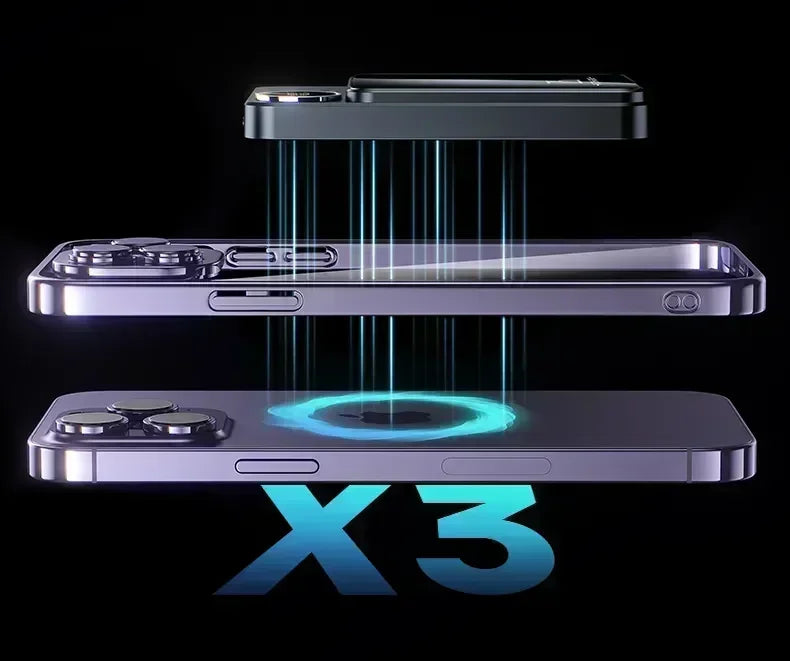 30000mAh MagSafe Power Bank - 15W Magnetic Wireless Charger with PD Fast Charge for iPhone 15/14/13 (Qi-Certified for Android) - AMULET RING STORE