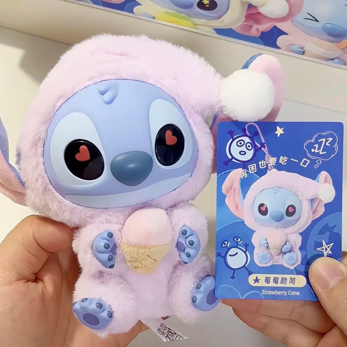 New Stitch Eat Some Thing Before Sleep Series Vinyl Blind Box Bag plush Pendant Cute Doll Mystery Box Toy Adult Gift - AMULET RING STORE