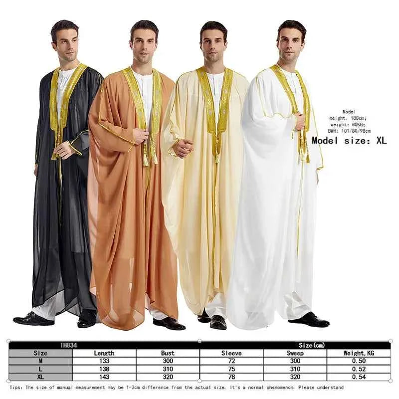 Musulmane Hombre Ramadan Abayas for Prayer Clothes Men Kebaya Open Muslim Kimono Abaya Turkey Arabic Islam Djellaba Homme Robe