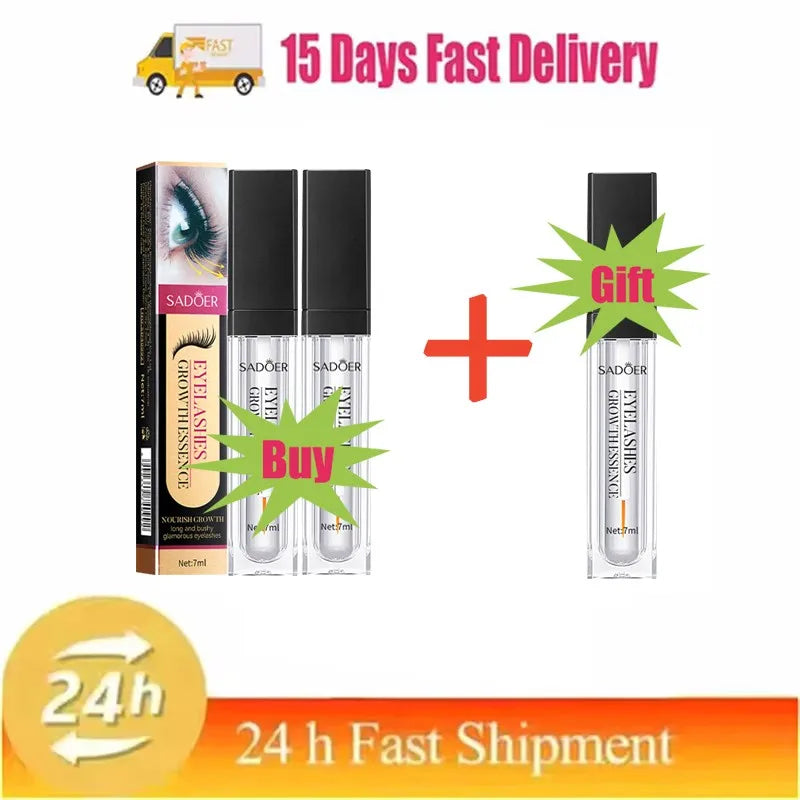 Fast Eyelash Growth Serum 7 Days Lashes Eyebrow Enhancer Product Longer Fuller Thicker Extension Treatment Lash Lift Care Makeup - AMULET RING STORE
