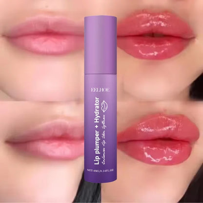 Instant Lip Plumping Essential Oil Fuller Lip Gloss Serum Last Nourishing Anti wrinkle Moisturising Sexy Lip Care Mask Makeup - AMULET RING STORE