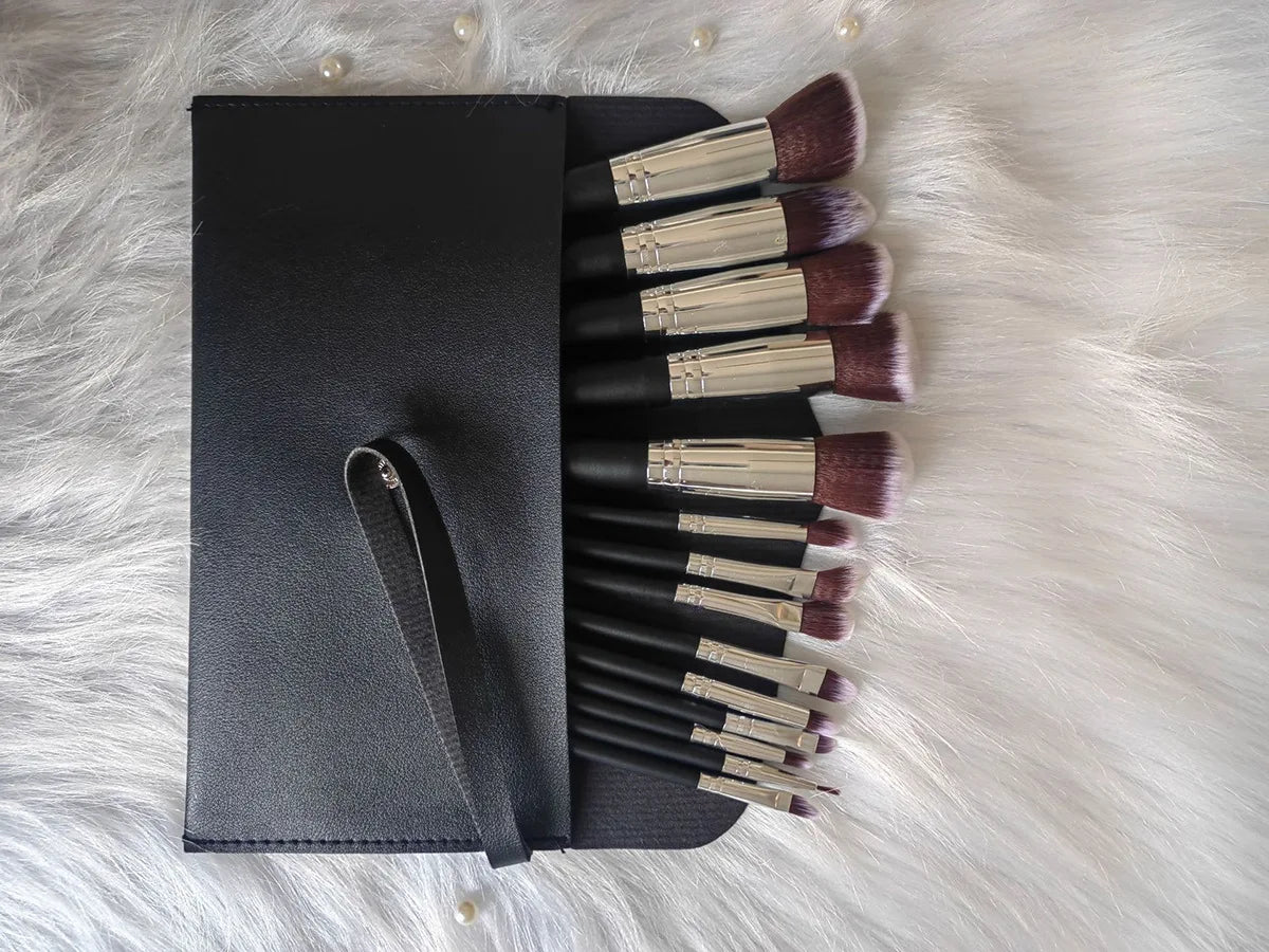 14Pcs Makeup Brush Set for Beginners Soft Bristle Powder Brush Blush Eye Shadow Beauty Tools, Buy 14pcs Brush Get 1 Free Sponge - AMULET RING STORE