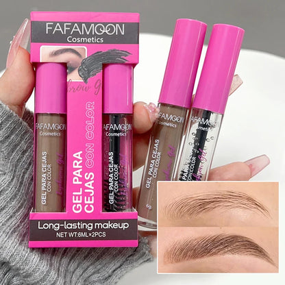 3 Colors Natural Liquid Dyeing Eyebrow Cream Waterproof Long Lasting Non-smudge Mascara Tint Makeup Cosmetic Brow Enhancer Cream - AMULET RING STORE