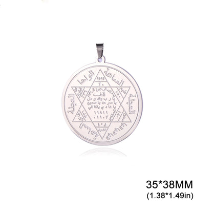 Star Of David Charms For Jewelry Making Stainless Steel Vintage Rune Pendants Diy Women Men Amulet Necklace Keychain Accessories