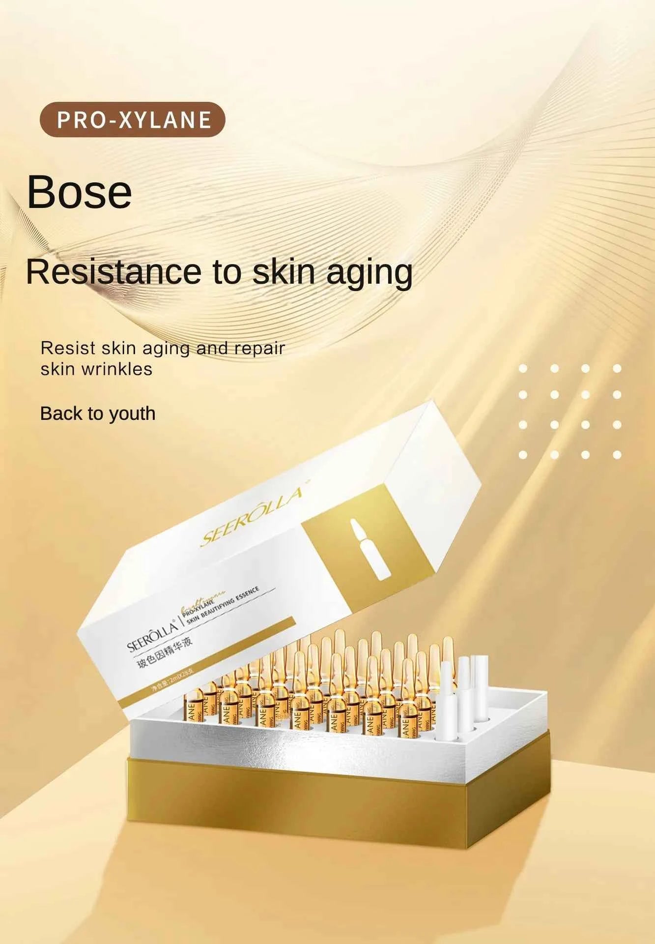 Hyaluronic Acid Peptide Whitening Serum Remove Dark Spots Melanin Brighten Shrink Pores  Moisturizing Fade Fine Lines