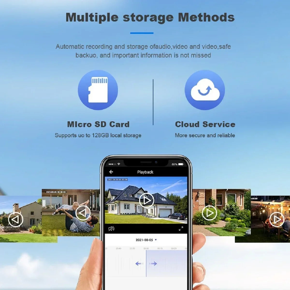 4K Smart WiFi IP Camera Indoor Wireless Security Baby Monitor Supports Two-way Audio Color Night Vision Home Surveillance Camera - AMULET RING STORE