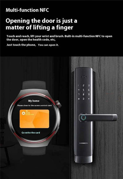 Watch 4Pro NFC GPS Smart Watch 360*360 HD Screen Heart rate Games Blood oxygen SmartWatch IP68 waterproof Sport Watches 2025 New