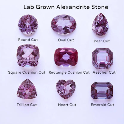 Emerald Cut Lab Grown Alexandrite AGL Certificate Loose Gemstone For Earrings Ring Jewelry Diy Making
