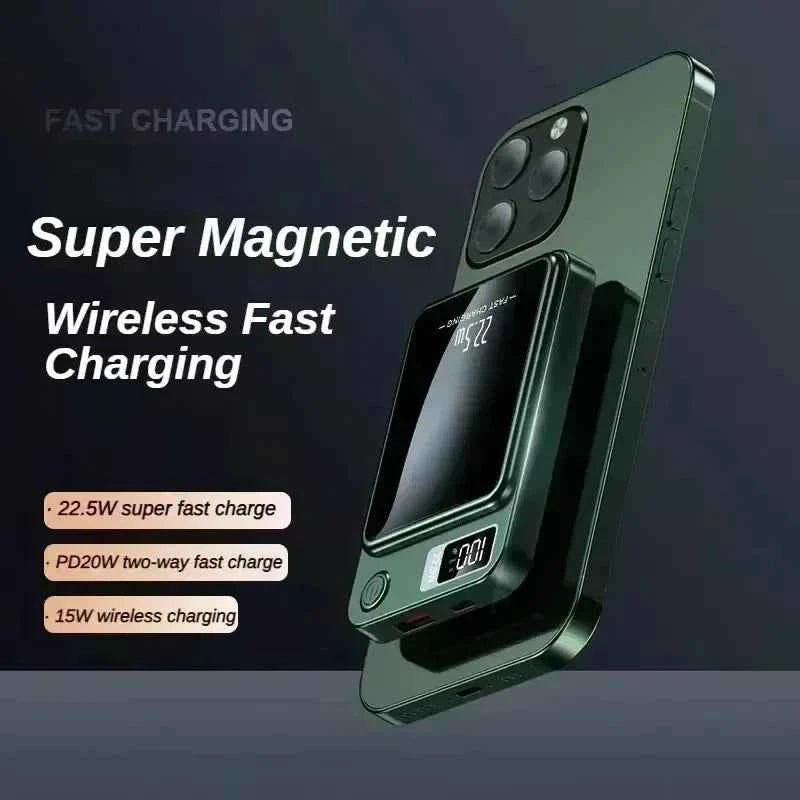 100000mAh Wireless Magnetic Power Bank
