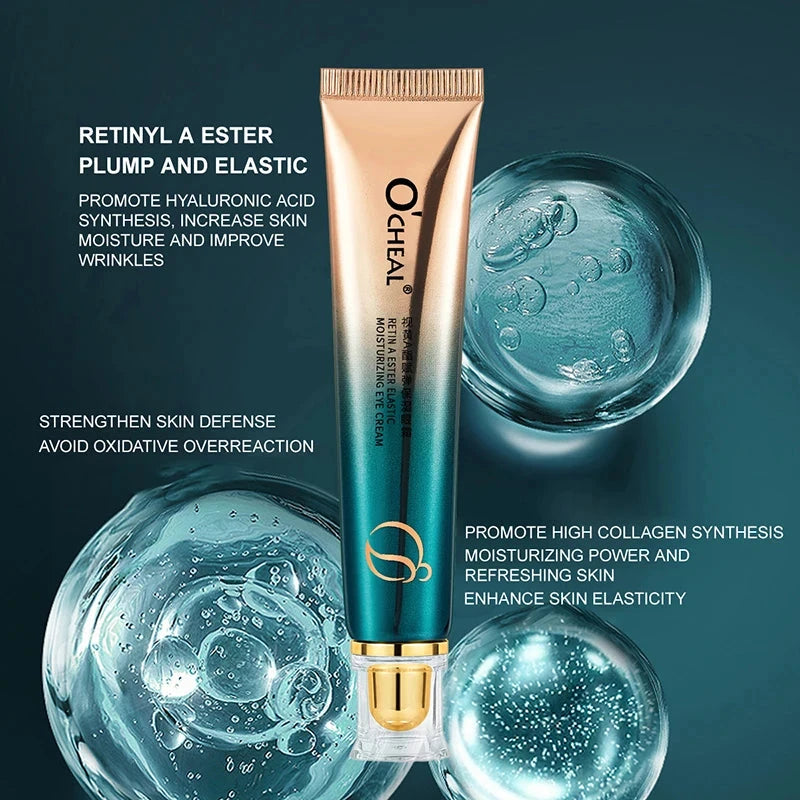 OCHEAL Eye Moisturizing Cream Fades Fine Lines Anti Dark Circles Eye Serum Remove Eye Bag Puffiness Anti-Aging Firmness Eye Care - AMULET RING STORE