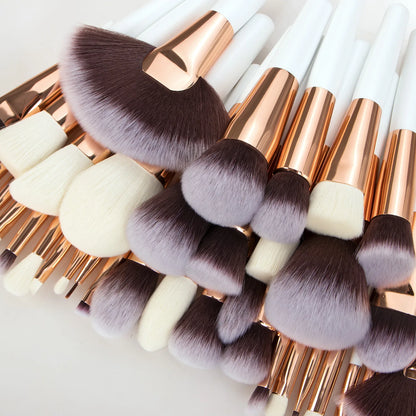 40makeup brush suit portable models full set makeup tools powder brush powder foundation brush eye shadow brush - AMULET RING STORE