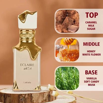 35ml/100ml quality High Grade  Eclaire Eau de Parfum Long-Lasting Fragrance For Women Chocolate fragrance Perfect packag