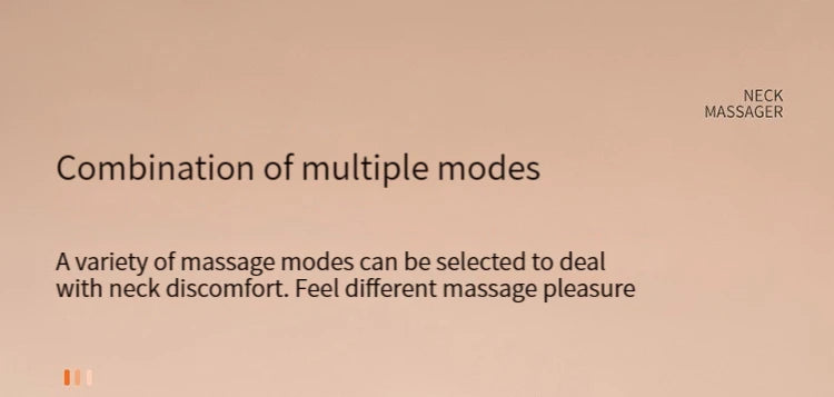Neck Massage Intelligent Charging Heating Hot Pressing Magnetic Pulse Fashion Multi User Usage Portable Pulse Neck Massager
