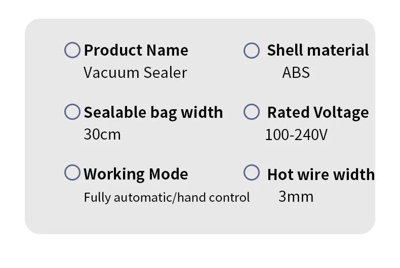 Household electric small vacuum sealer built-in cutting machine kitchen food storage seal vacuum bag touch button vacuum sealer - AMULET RING STORE
