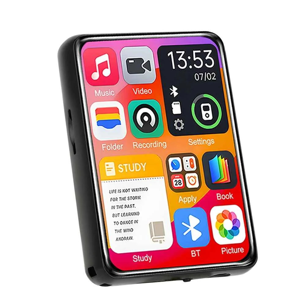 128GB HiFi MP3 Player with Bluetooth 5.4, Speaker & Touch Screen