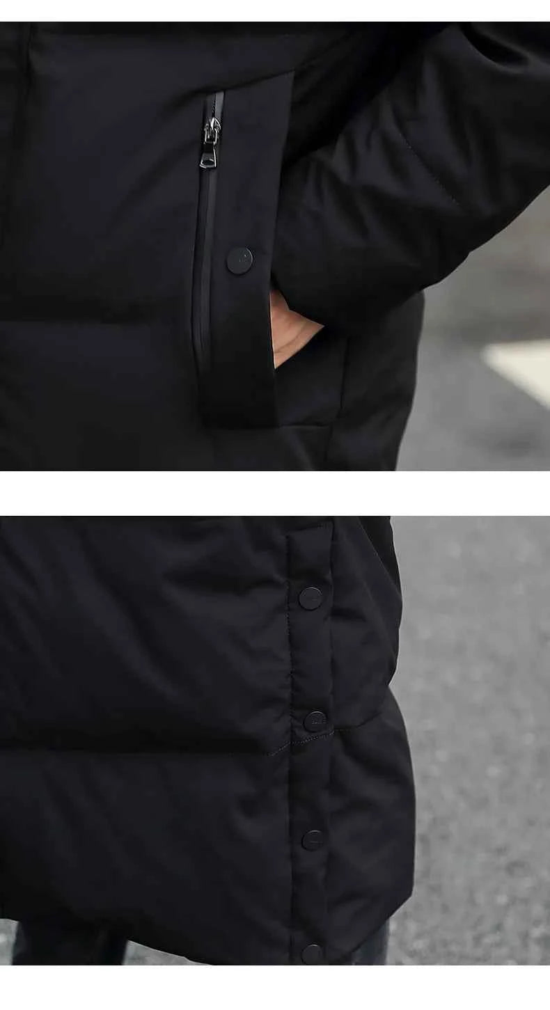 Fashion Winter Jacket for Man Down Coat jacket Parka Men's winter padded jackets Fur Collar Hooded Warm Long Padding HXY291