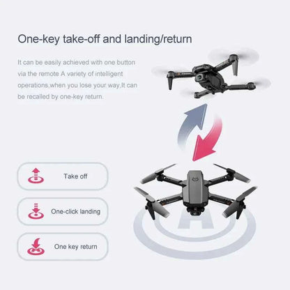 XT6 Mini Foldable Drone with 4K HD Camera, WiFi FPV, and Altitude Hold
