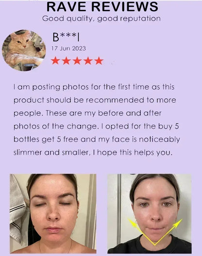 Effective V-Shape Face Slimming Lifting Facial Cream Lift Up V Double Chin Cheek Slimming Firming Anti Wrinkle Beauty Skin Care - AMULET RING STORE