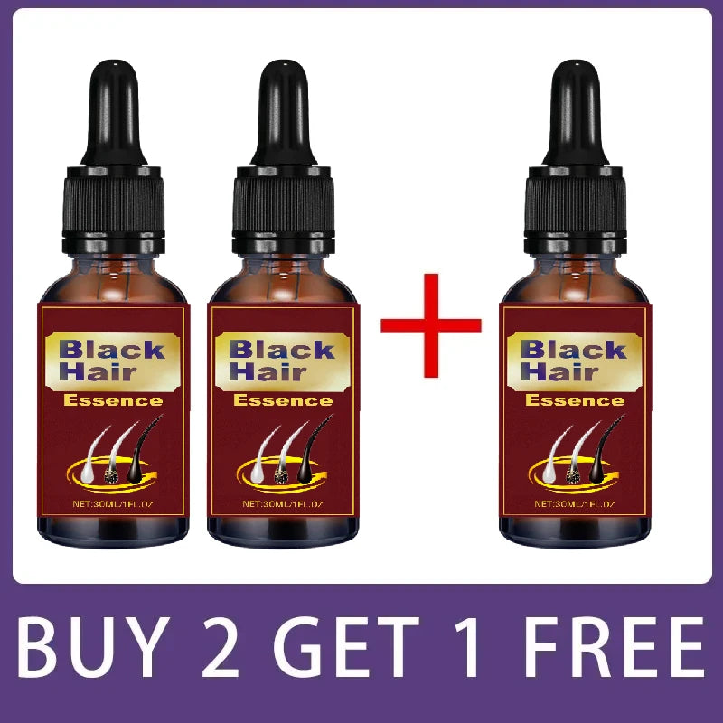 White hair killer, remove gray hair and restore natural hair color in 7 days 2025