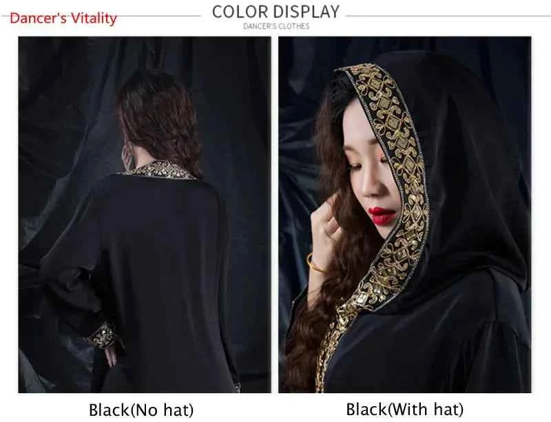 Belly Dance Coat Long Sleeve Robe Competition clothes Tango Cha Cha Dancewear Female adult Temperament Performance Clothing